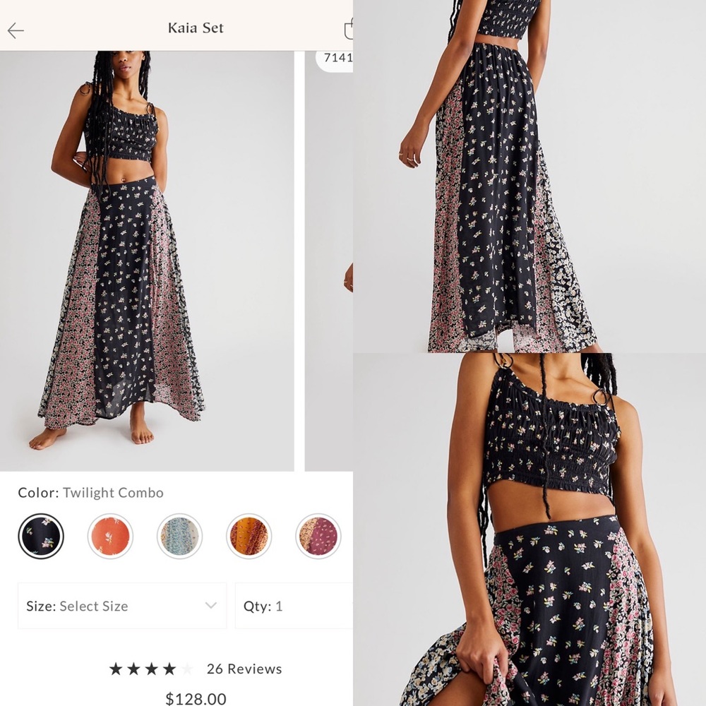 FREE PEOPLE Kaia Set NWT